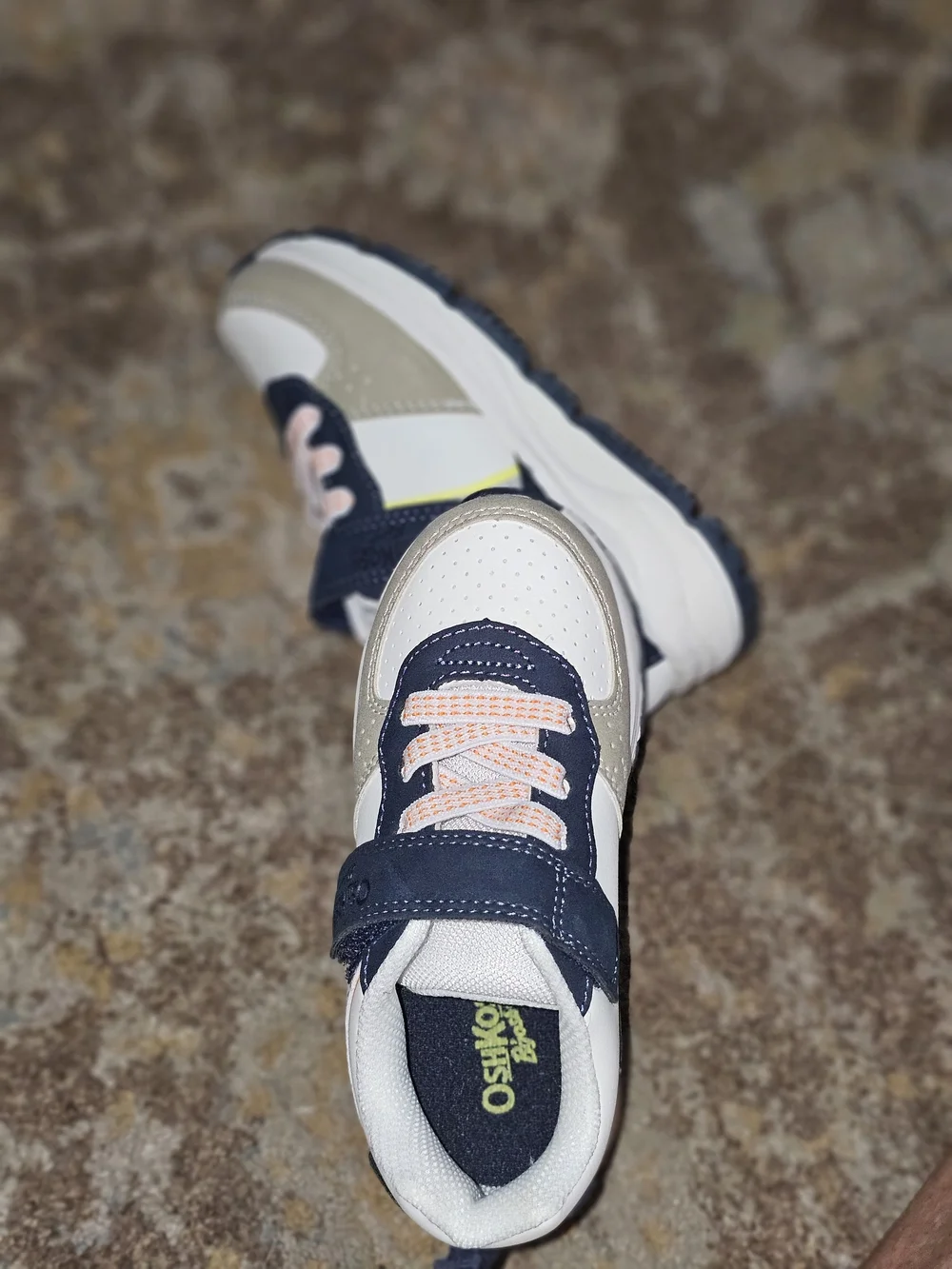 OshKosh B'gosh Kids Navy and White Athletic Sneakers
